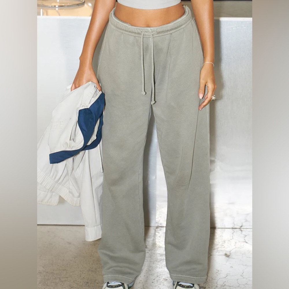 JOAH BROWN oversize straight leg jogger - vetiver